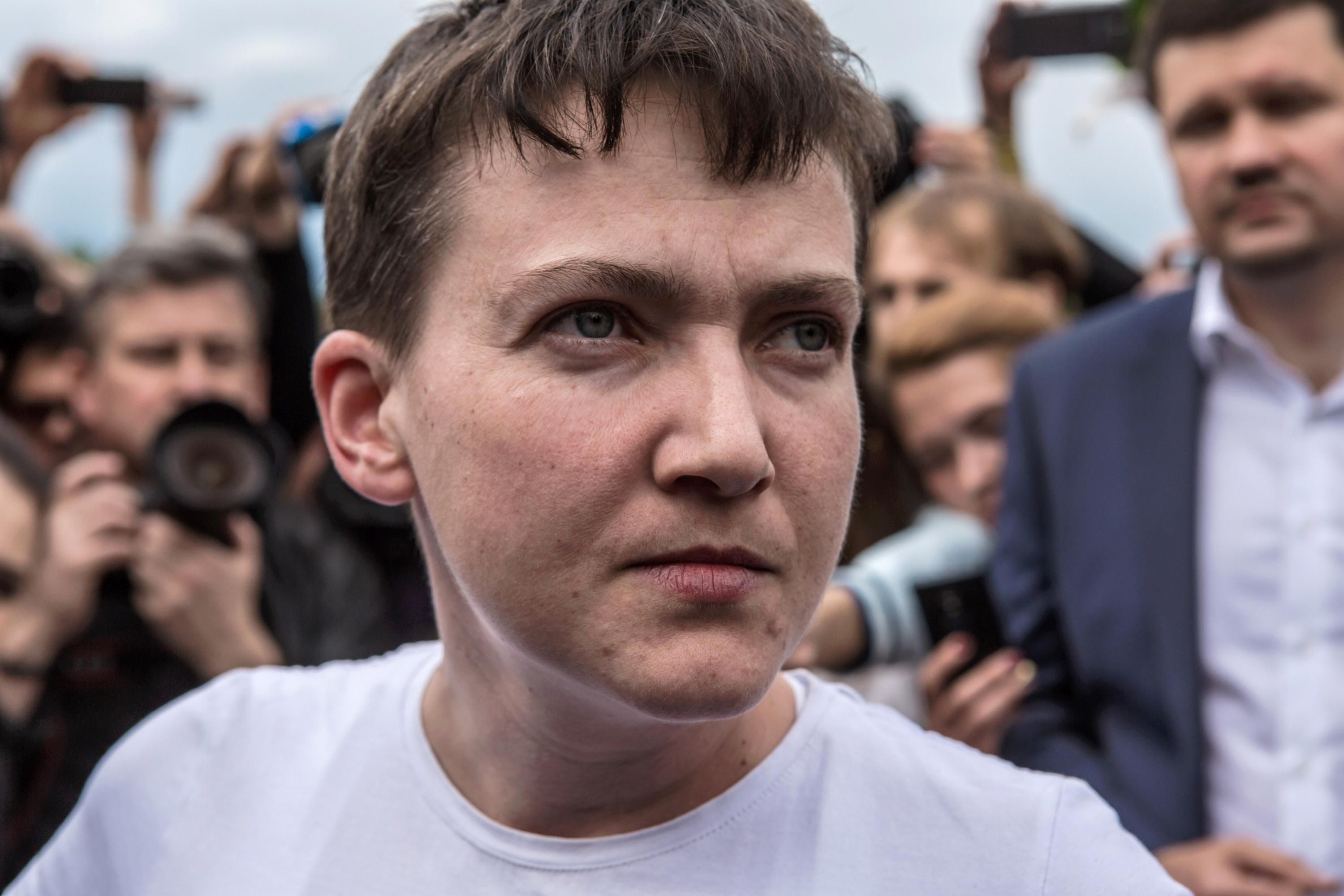 Опублікували фото Савченко після майже місяця голодування