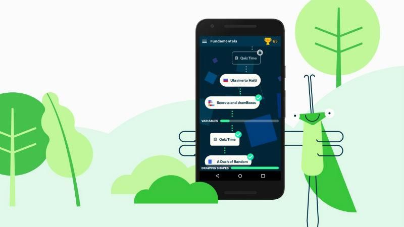 Google выпустили бесплатное приложение, которое учит программированию Google выпустили бесплатное приложение, которое учит программированию