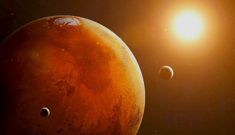 Спутники Марса возникли в результате столкновения планеты с другой планетой-карликом