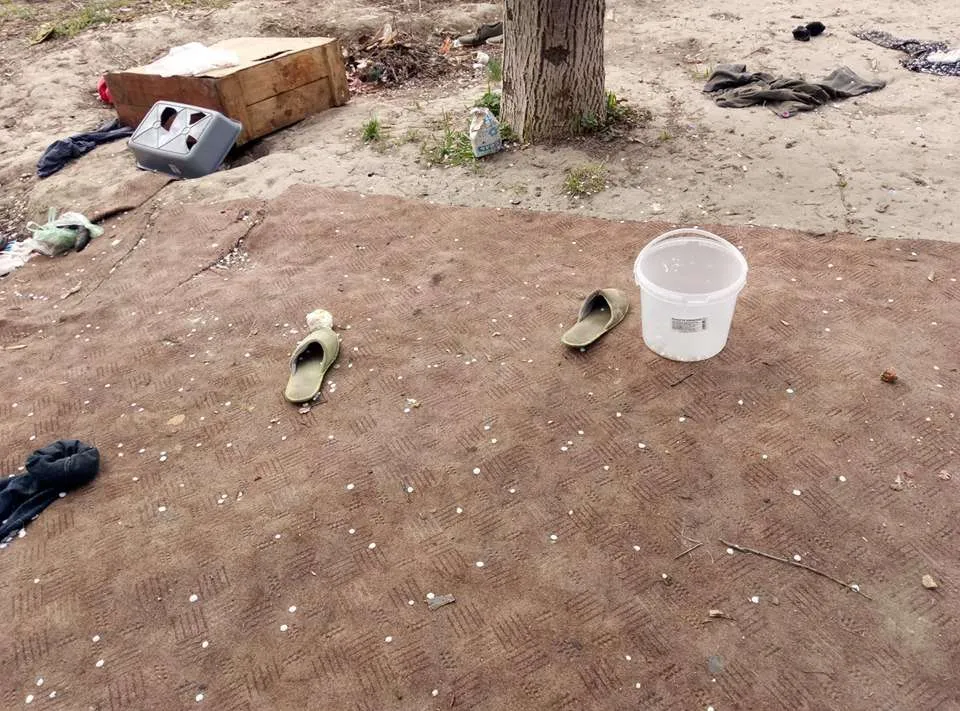 Табір ромів підпал Київ Табір ромів підпал Київ