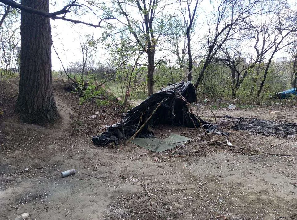 Пожежа табір роми Київ Пожежа табір роми Київ