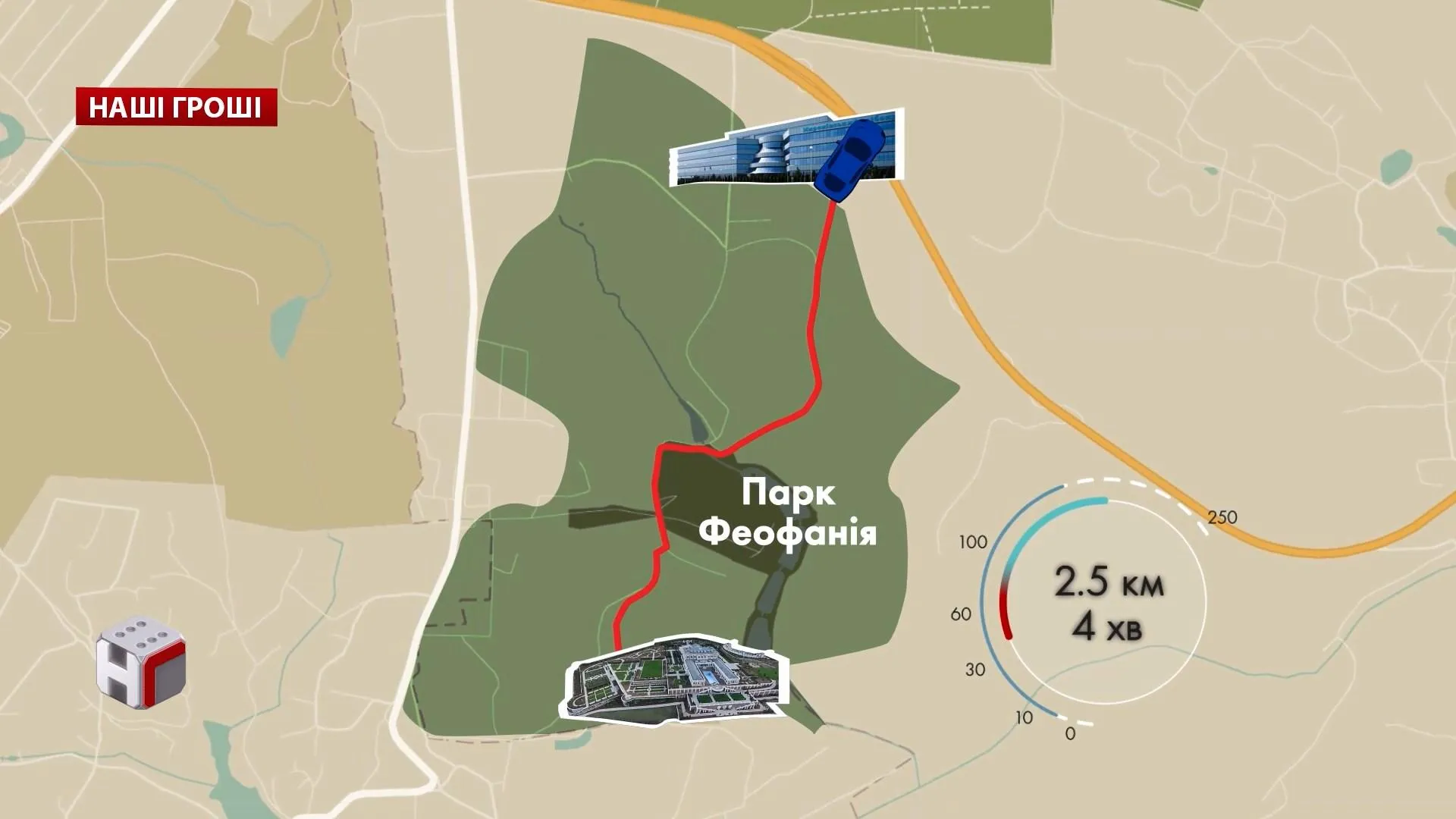 Розташування будинку та офісу Костюка Розташування будинку та офісу Костюка