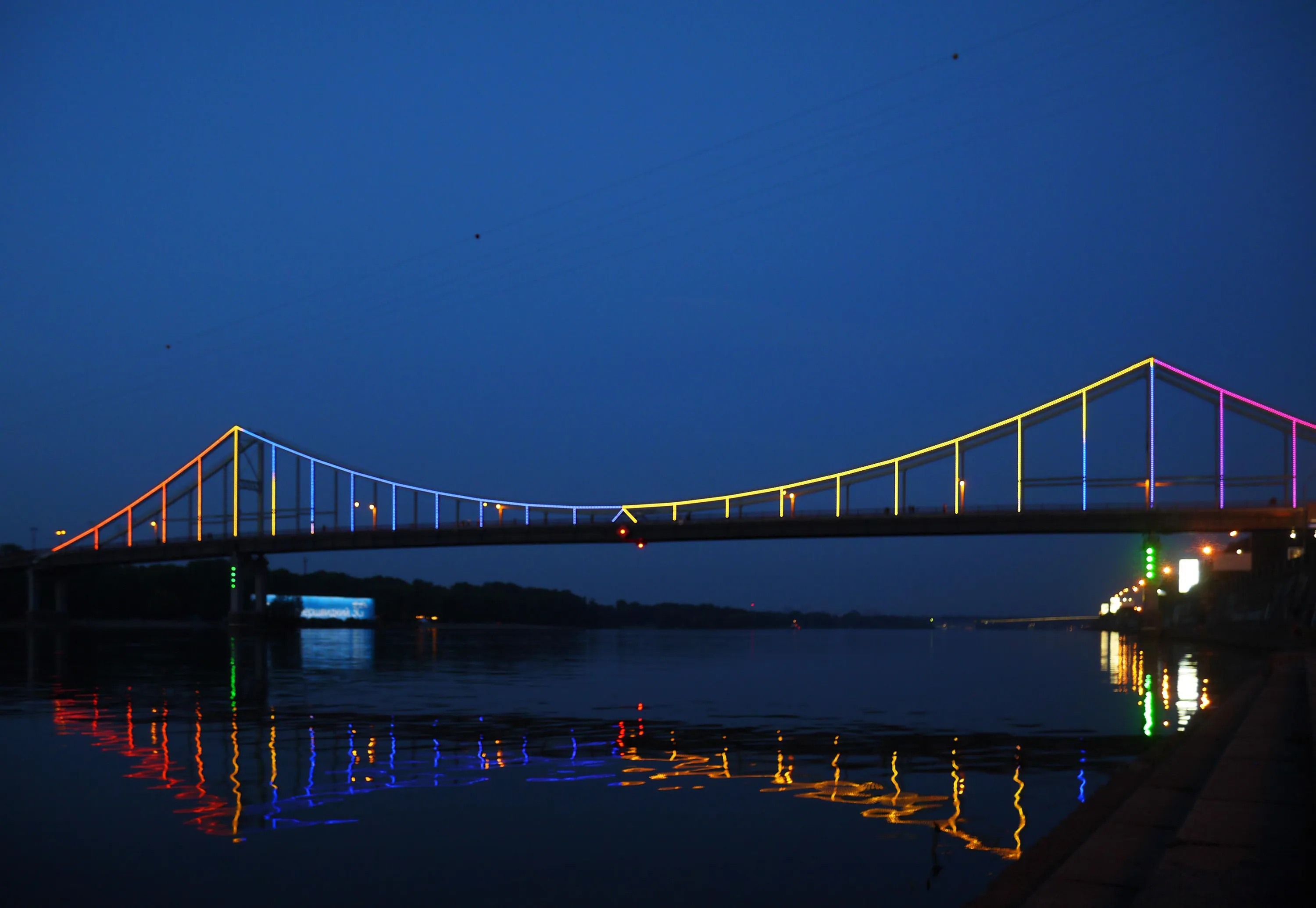 Пішохідний міст, Київ, червона зона, карантин, де погуляти в Києві 