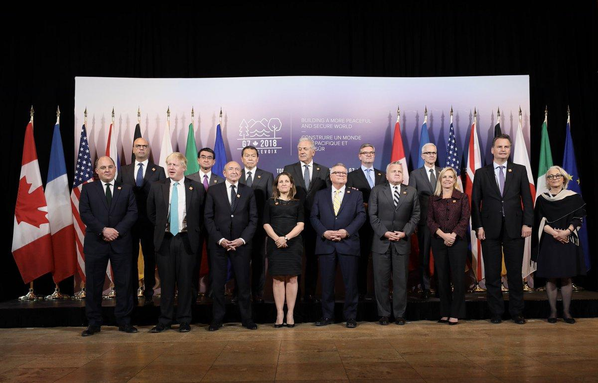 Страны "Большой семерки" охарактеризовали действия России в отношении Украины