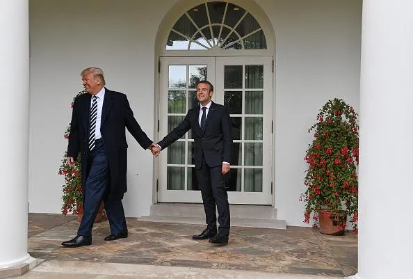 Трамп Макрон Трамп Макрон