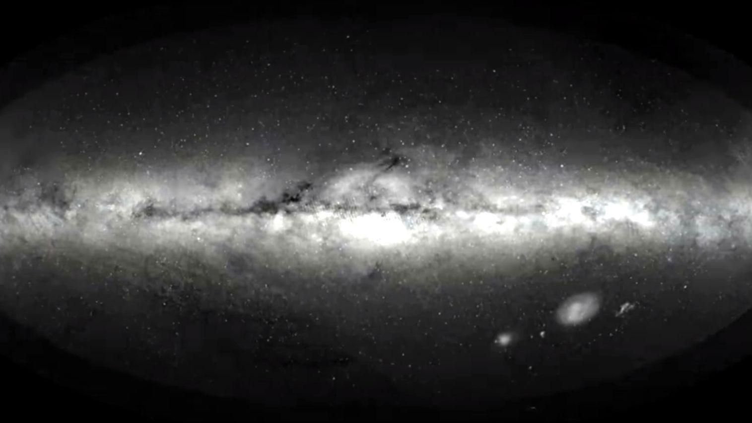 Неймовірне видовище: з’явилась  дуже детальна карта Чумацького Шляху – фото і відео