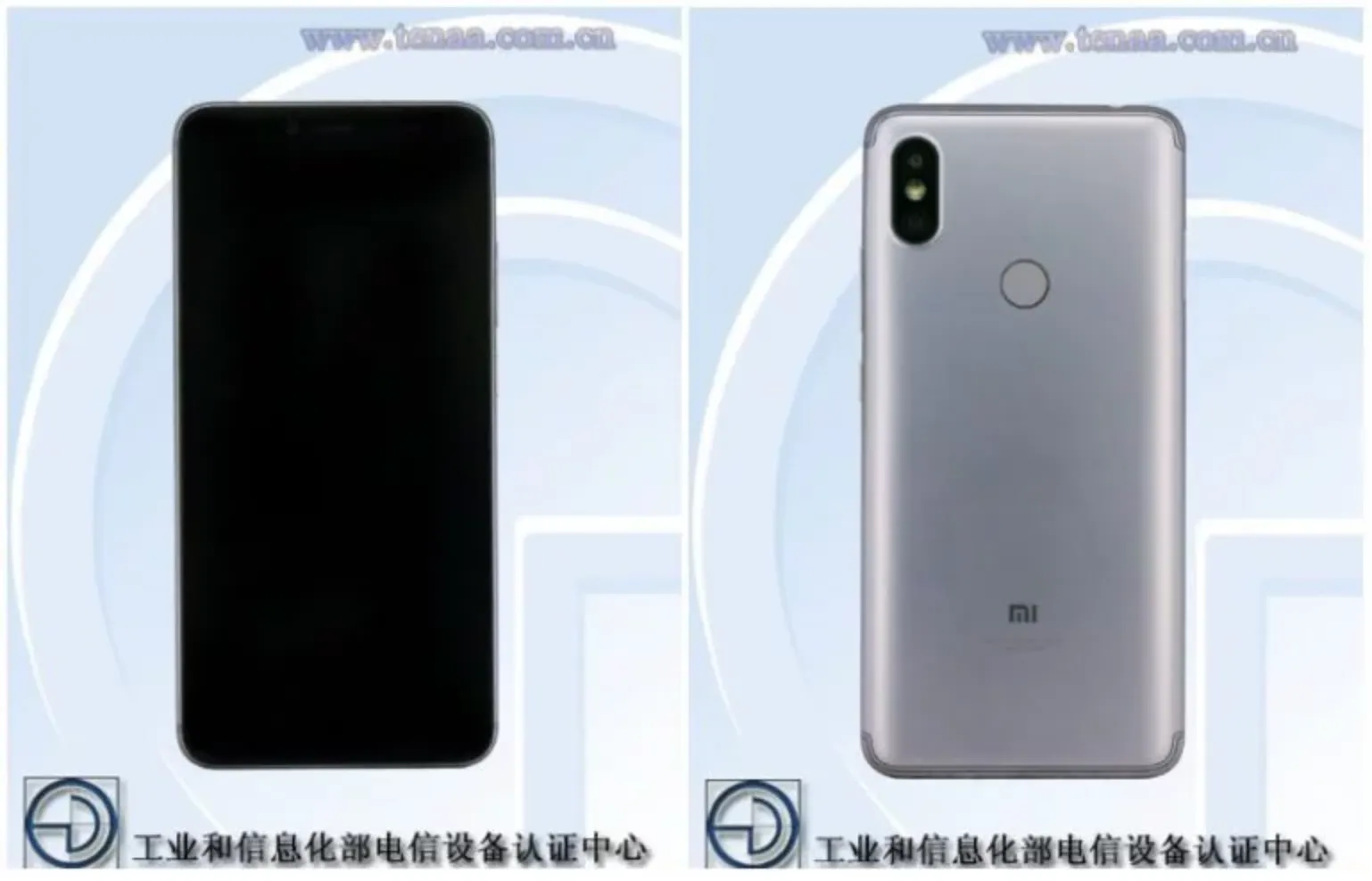 Ймовірні фото Xiaomi Redmi S2 із бази даних TENAA