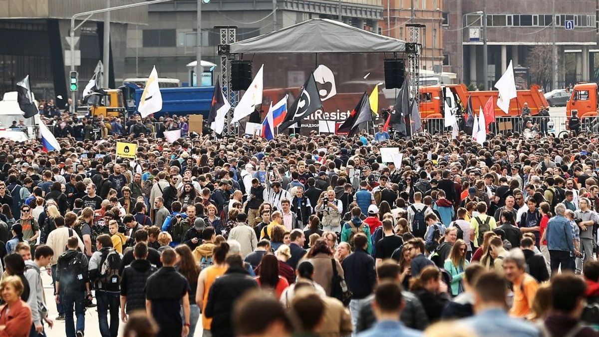 Скільки людей вийшло на мітинг проти блокування Telegram у Москві: оприлюднили суперечливі дані