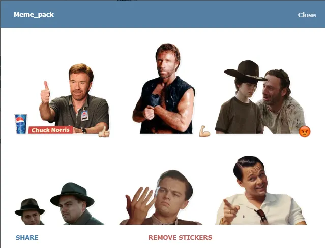 Скріншот стікерпаку Meme_pack Скріншот стікерпаку Meme_pack