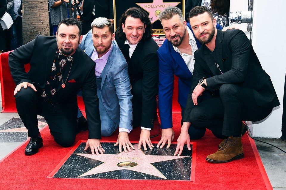 Легендарний чоловічий гурт NSYNC отримав іменну зірку на Алеї Слави: промовисті фото