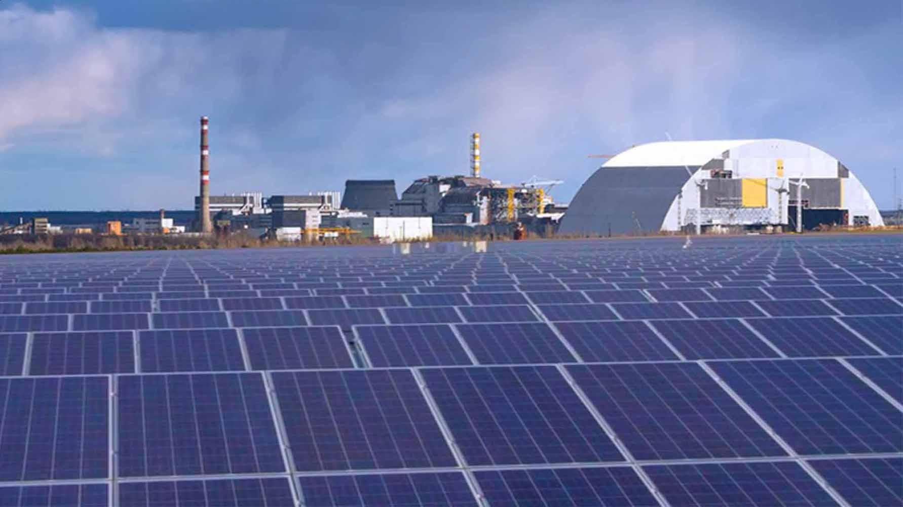 В Чернобыле открыли солнечную электростанцию