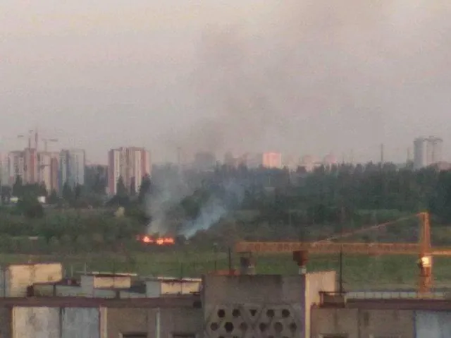 Виноградар фруктові сади пожежа Виноградар фруктові сади пожежа