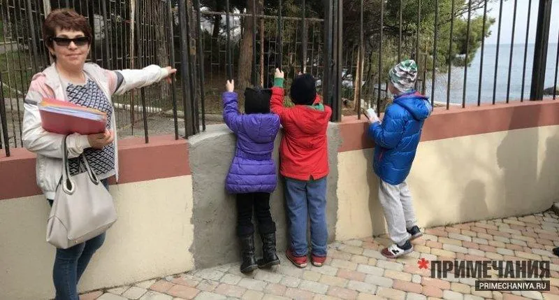 Закрытый пляж в Симеизе Закрытый пляж в Симеизе