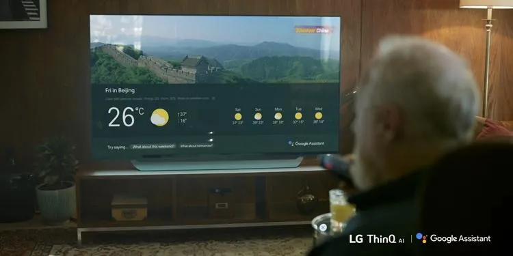 Телевізор  LG з функцією  Google Assistant