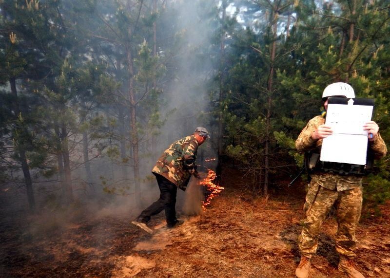 Пророссийские боевики обстреляли Луганщину: загорелся лес