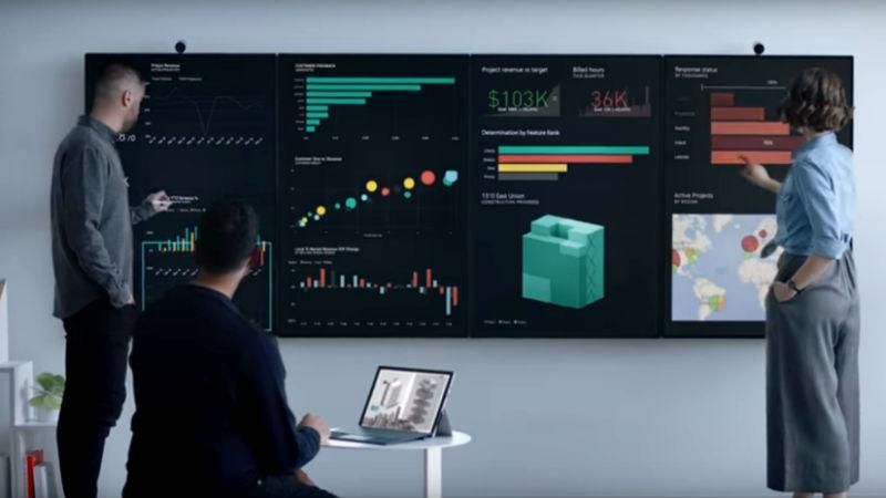 Выглядит эффектно: Microsoft показал 50,5-дюймовый экран Выглядит эффектно: Microsoft показал 50,5-дюймовый экран