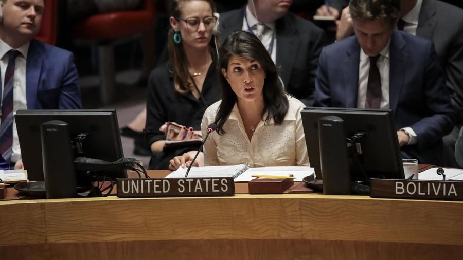 Постпред США в ООН демонстративно покинула засідання, не вислухавши посла Палестини