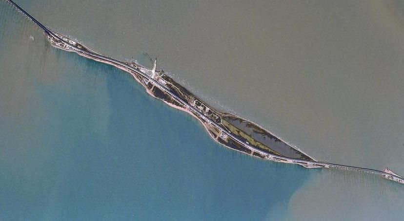 Як виглядає нововідкритий Кримський міст з космосу: з'явилося свіже фото