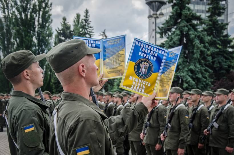 У Києві склали присягу майже тисяча новобранців Нацгвардії: як це було