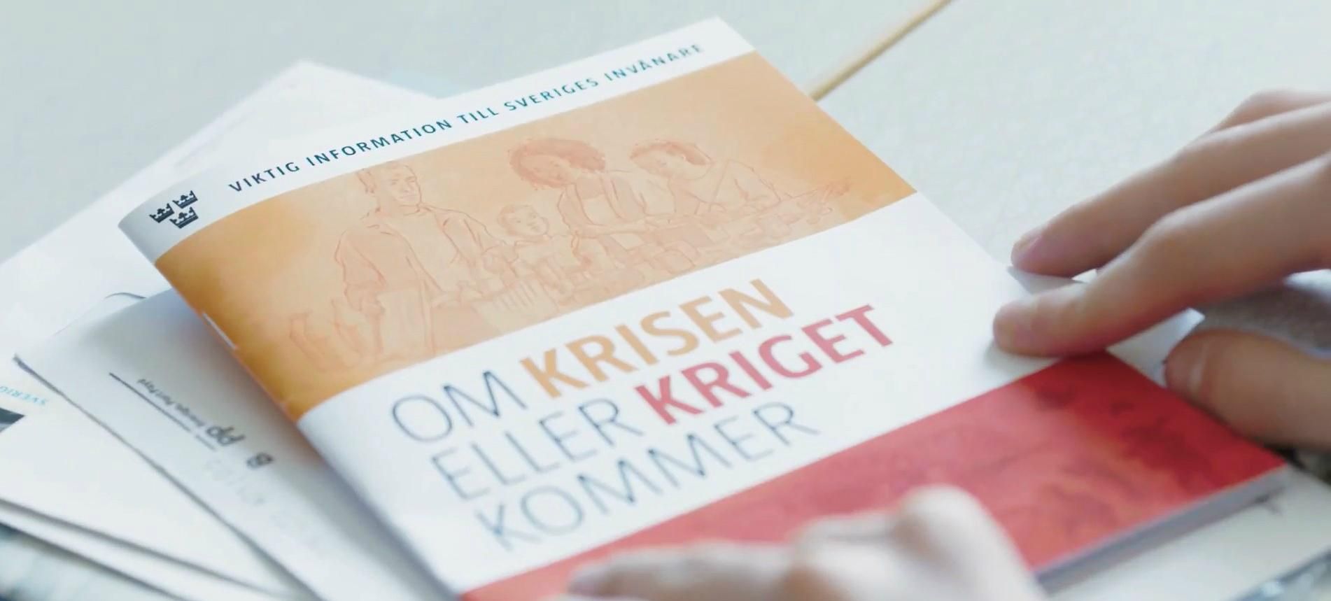 Жителям Швеції розішлють брошури "Якщо прийде криза або війна" Жителям Швеції розішлють брошури "Якщо прийде криза або війна"