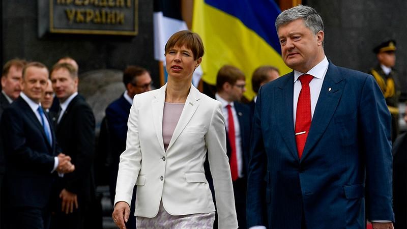 Президент Естонії відвідає звільнену частину Донбасу Президент Естонії відвідає звільнену частину Донбасу