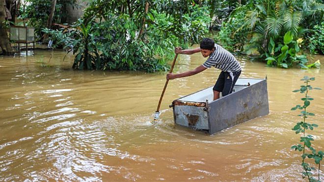 Из-за мощного наводнения на Шри-Ланке погибли 12 человек: фото последствий стихии