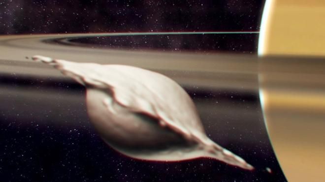 Астрономы рассказали, как у Сатурна мог появиться "спутник-пельмень"