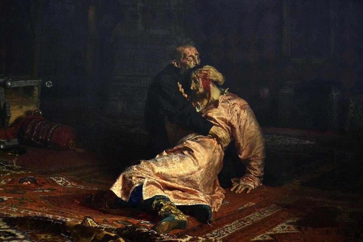 Чоловік, який пошкодив картину "Іван Грозний вбиває свого сина", звинуватив у всьому горілку Чоловік, який пошкодив картину "Іван Грозний вбиває свого сина", звинуватив у всьому горілку