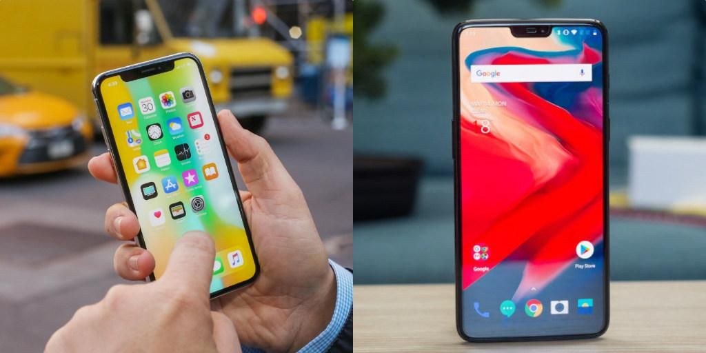 Порівняли iPhone X та OnePlus 6: який смартфон крутіший Порівняли iPhone X та OnePlus 6: який смартфон крутіший