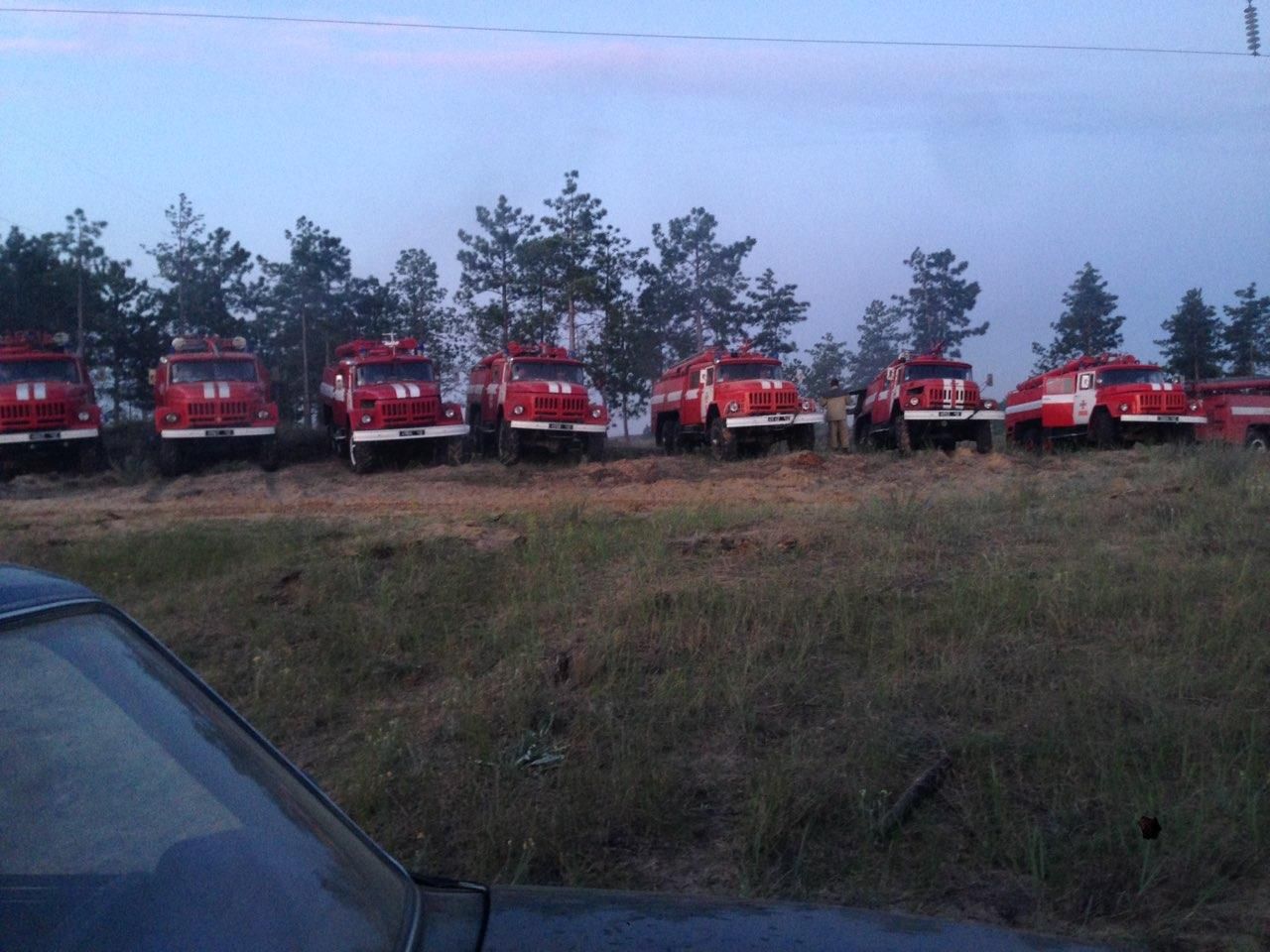 На  Херсонщині досі гасять масштабну пожежу: вогнем охоплено 580 га лісу 