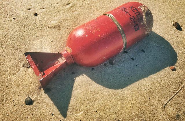 В Польше на берегу моря нашли российские ракеты для подводных лодок