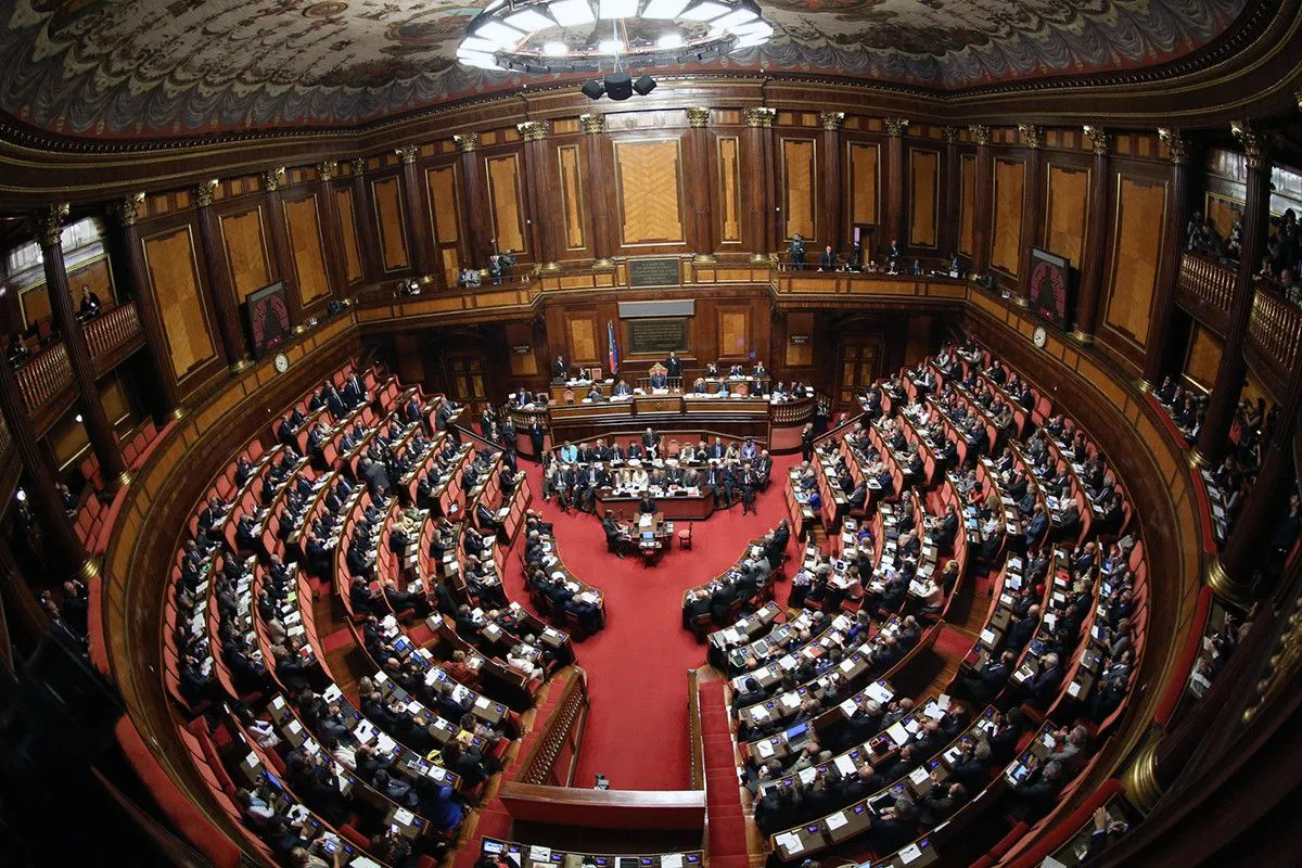 Заседание Сената Италии
