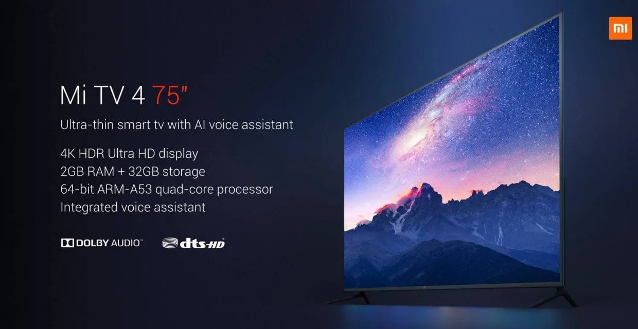 Xiaomi Mi TV 4 Xiaomi Mi TV 4