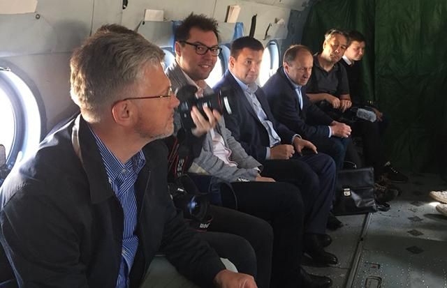 Климкин и глава МИД Германии Маас отправились на Донбасс: фото с вертолета