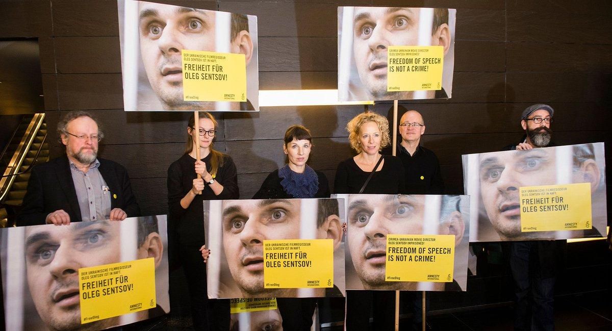 #SaveOlegSentsov: как в мире требуют освобождения украинских пленников Кремля