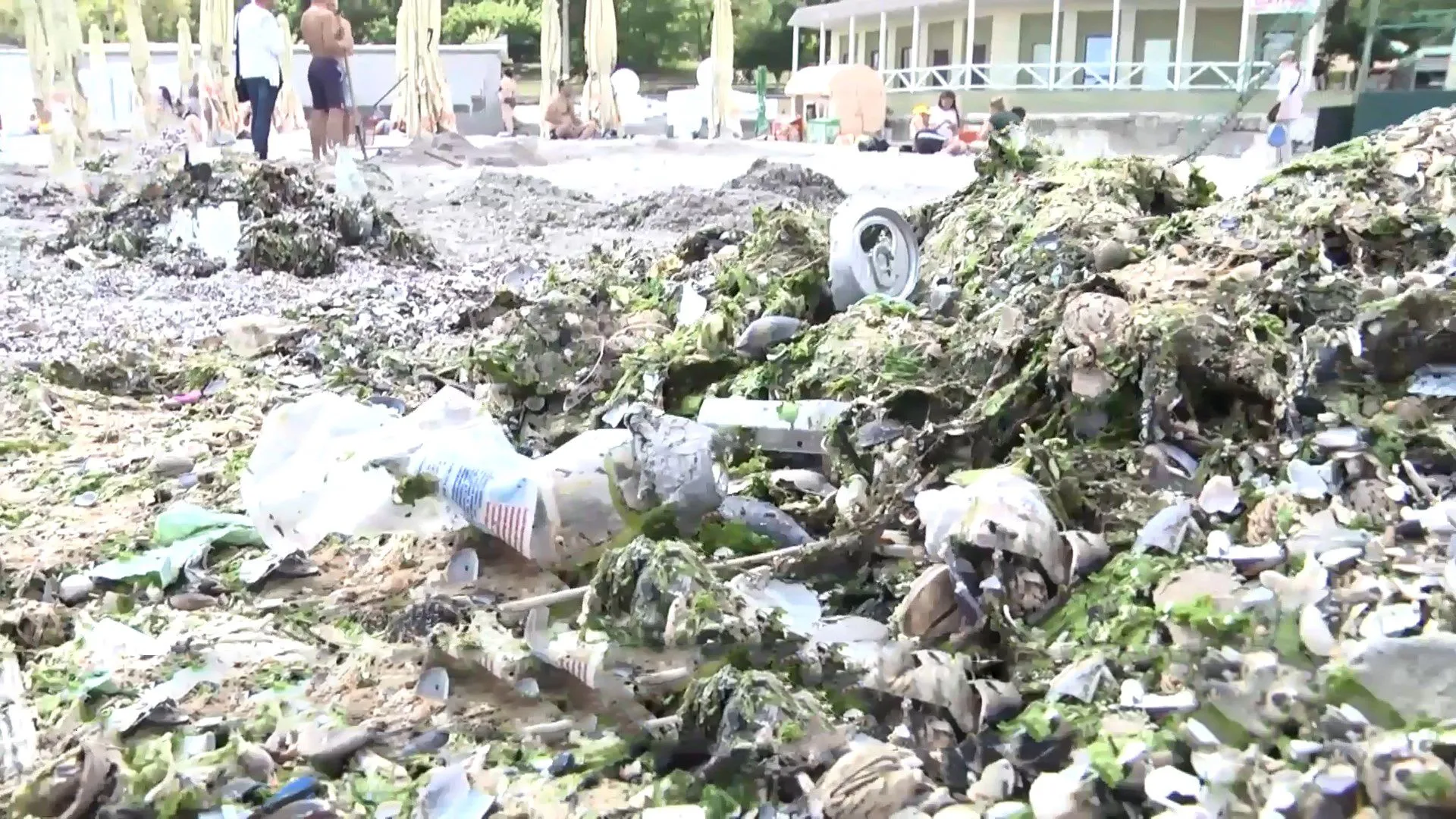 Сміття на пляжах Одеси Сміття на пляжах Одеси