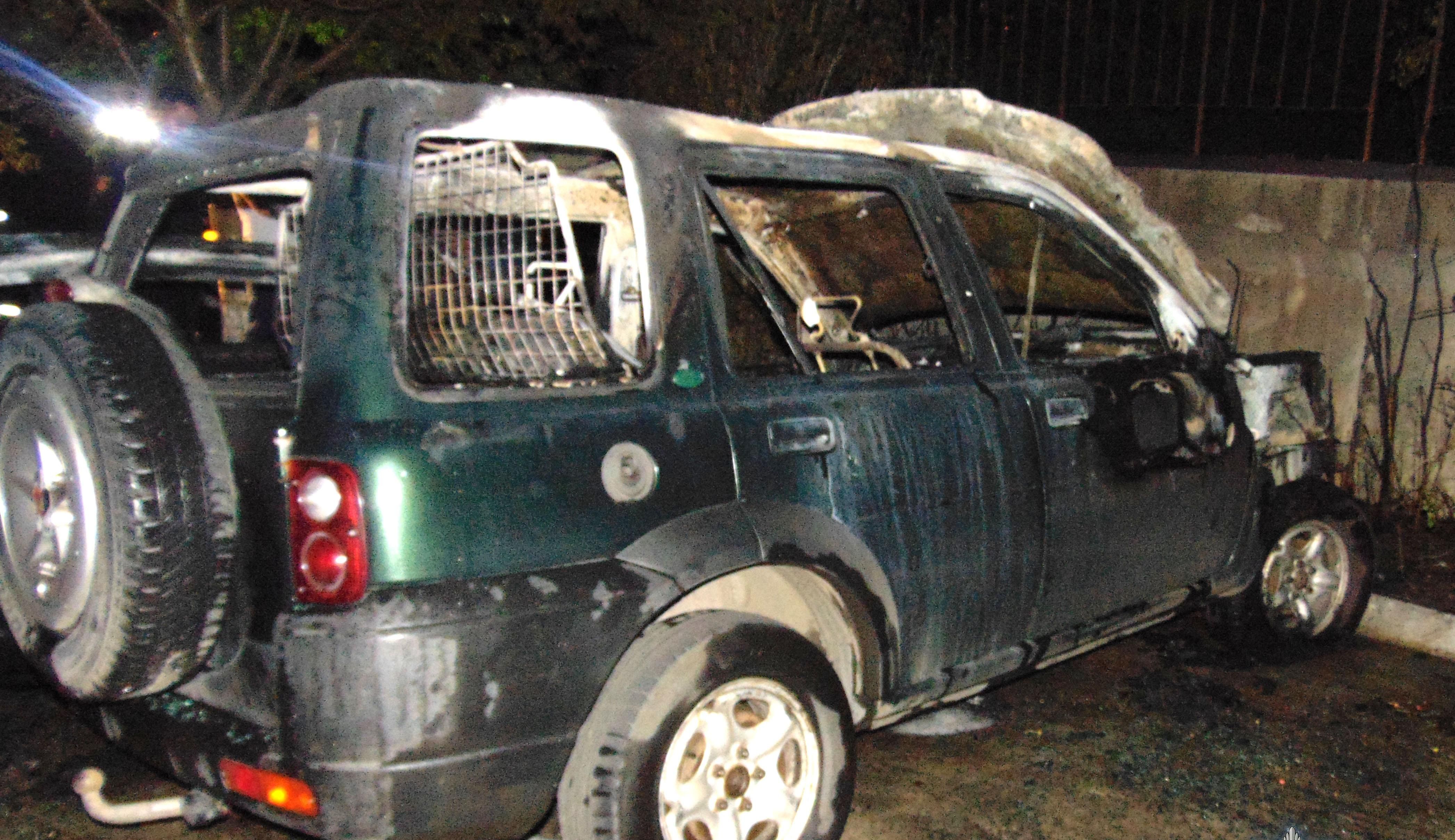 У Рівному "через помсту" спалили авто волонтера: опубліковані фото