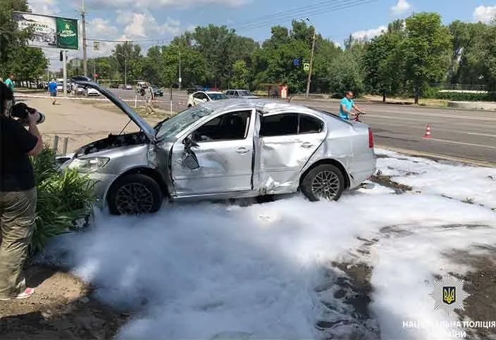 Дніпро аварія зупинка