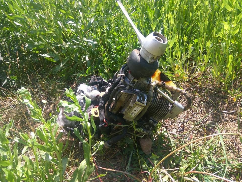 Украинские военные сбили российский беспилотник на Донбассе: обнародованы фото