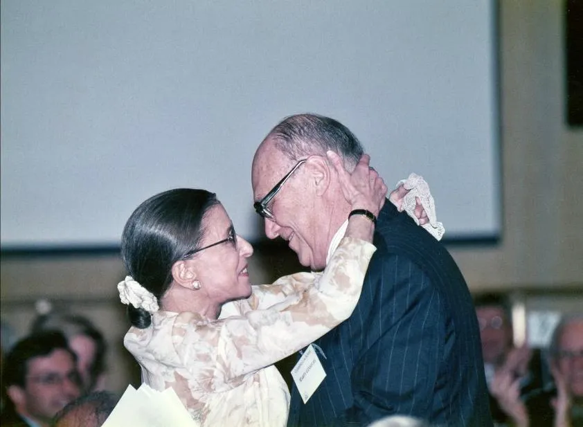 Рус Гінсбург з чоловіком Рус Гінсбург з чоловіком