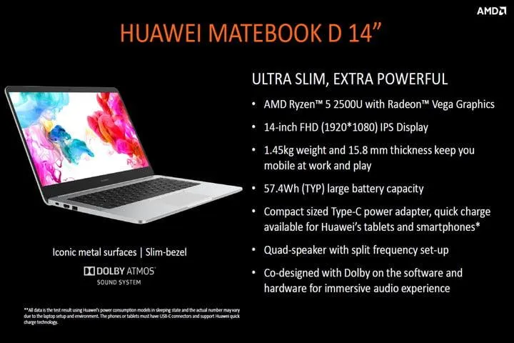 Huawei MateBook D Huawei MateBook D