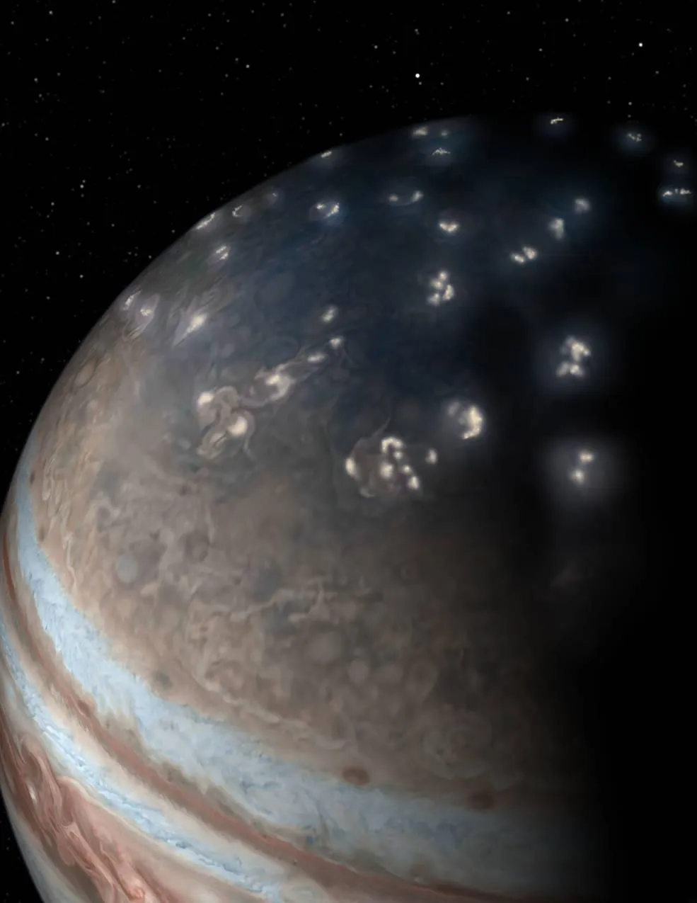 Блискавка на Юпітері