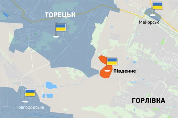 військовослужбовці звільнили від бойовиків село Південне Донецької області