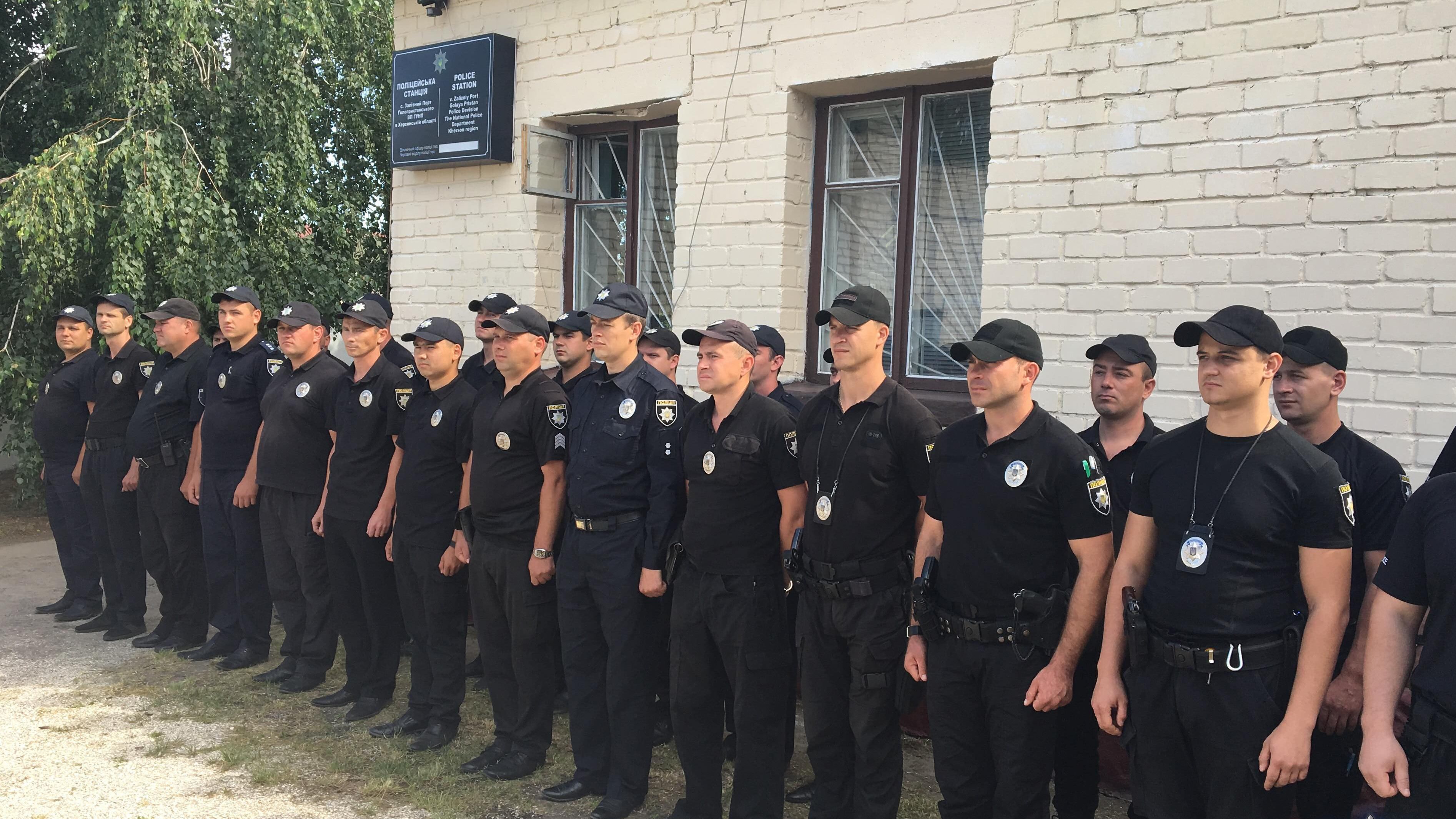 На Херсонщине начали работать дополнительные силы полиции