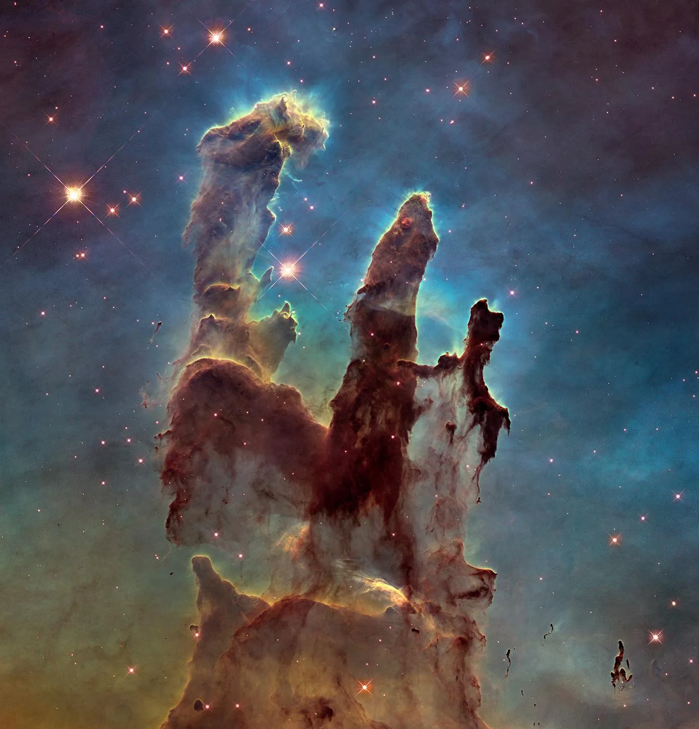 Стовпи Творіння (фото зроблене телескопом Hubble)