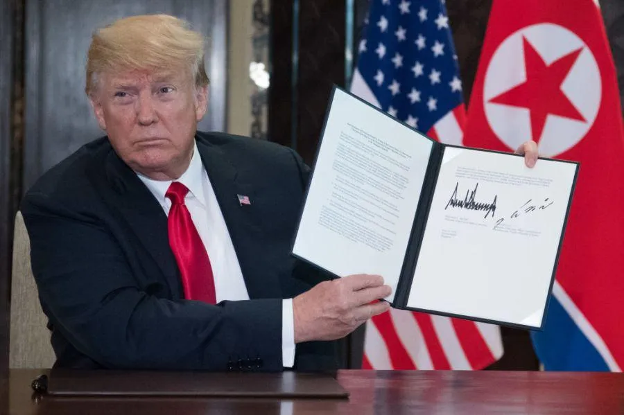 Трамп і Кім Чен Ин підписали важливий документ
