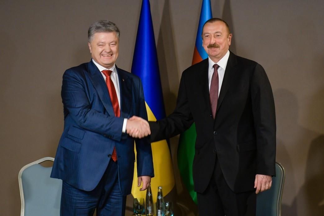 Зустріч лідерів України та Азербайджану: про що домовились Порошенко з Алієвим