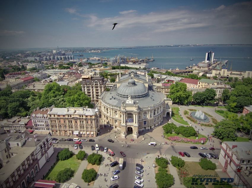 Неймовірна Україна: Одесу показали з висоти пташиного польоту