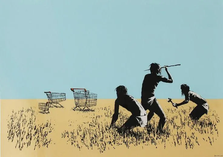 картина Бенксі картина Бенксі