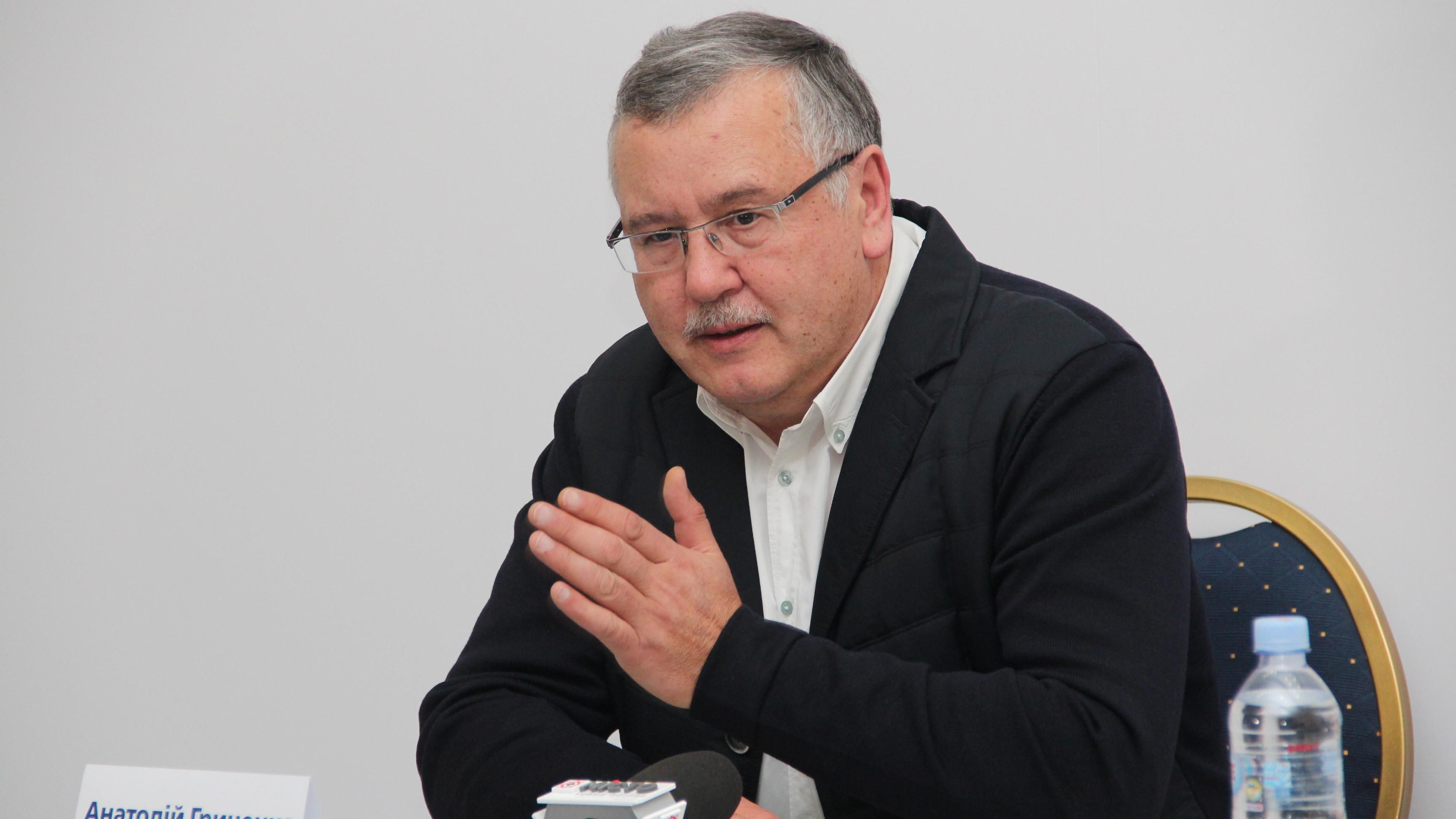 Гриценко розповів, чи хотів би легалізувати зброю Гриценко розповів, чи хотів би легалізувати зброю